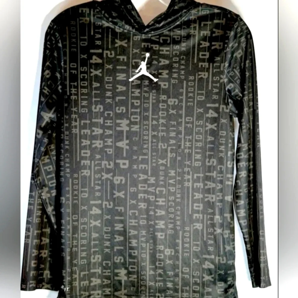 Nike Air Joran Boy - Dri Fit Hooded Long Sleeve - Picture 1 of 6